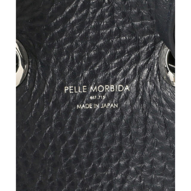 PELLE MORBIDA - BEAMS別注 PELLE MORBIDA レザー 巾着バック PELLE MORBIDA - BEAMS別注 PELLE MORBIDA レザー 巾着バック