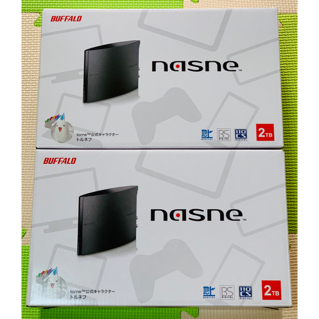 新品未開封　バッファロー nasne 2TB NS-N100 2台セット