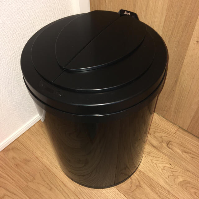 詰替え 【新品未使用】ZITA 自動開閉ゴミ箱 30L ブラック - ごみ箱