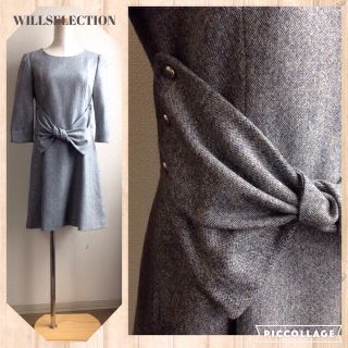 ウィルセレクション(WILLSELECTION)の美品WILLSELECTIONワンピース(ひざ丈ワンピース)