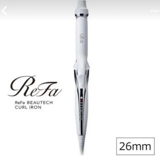 リファ(ReFa)のお尻先生専用　Refa ビューテックカールアイロン　ホワイト26mm(ヘアアイロン)