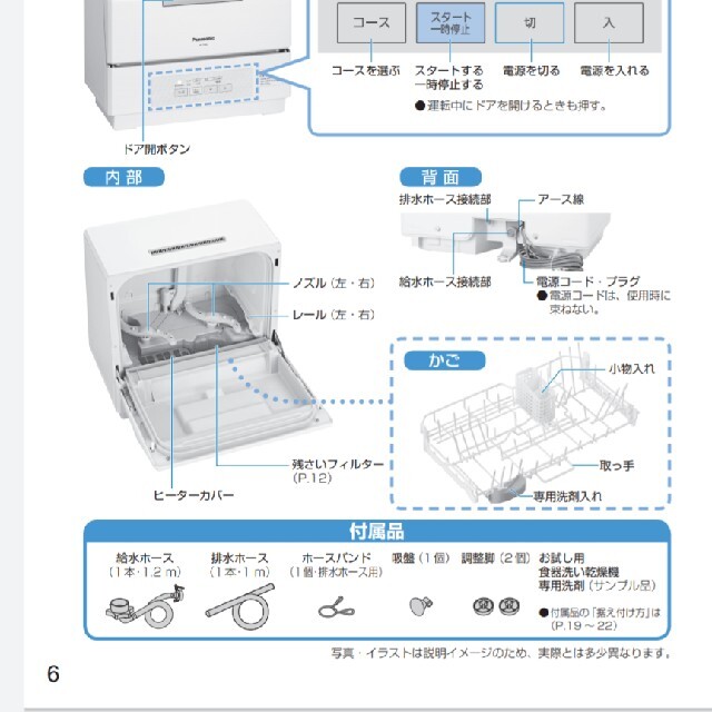 Panasonic(パナソニック)のパナソニック食器洗い乾燥機 (NP-TCR4)  スマホ/家電/カメラの生活家電(食器洗い機/乾燥機)の商品写真