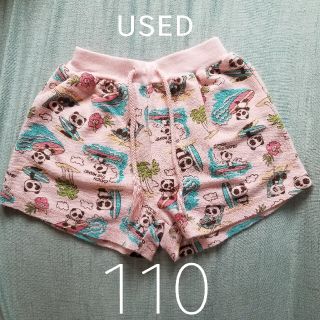 シマムラ(しまむら)の【中古】パンダ柄 ショートパンツ 110cm(パンツ/スパッツ)