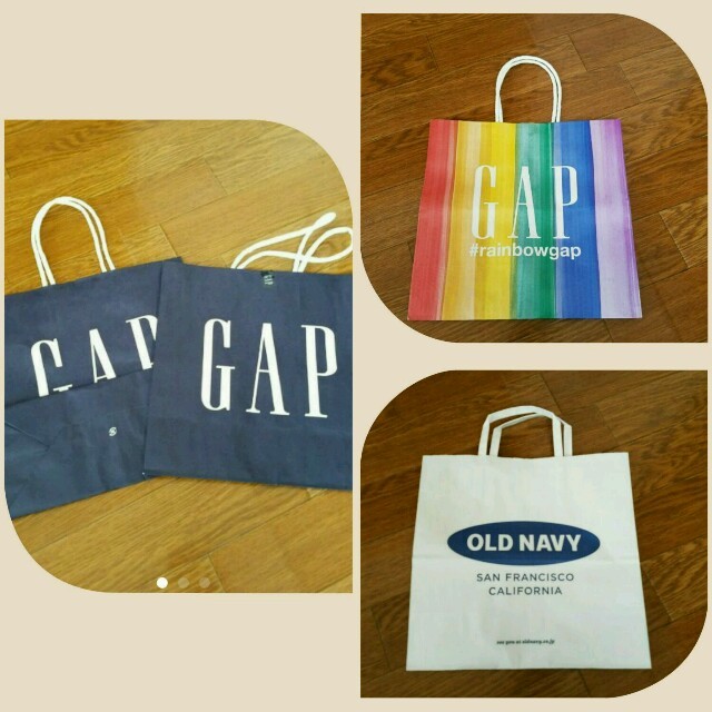 GAP(ギャップ)の4点セット　Gap OLD NAVY レディースのバッグ(ショップ袋)の商品写真
