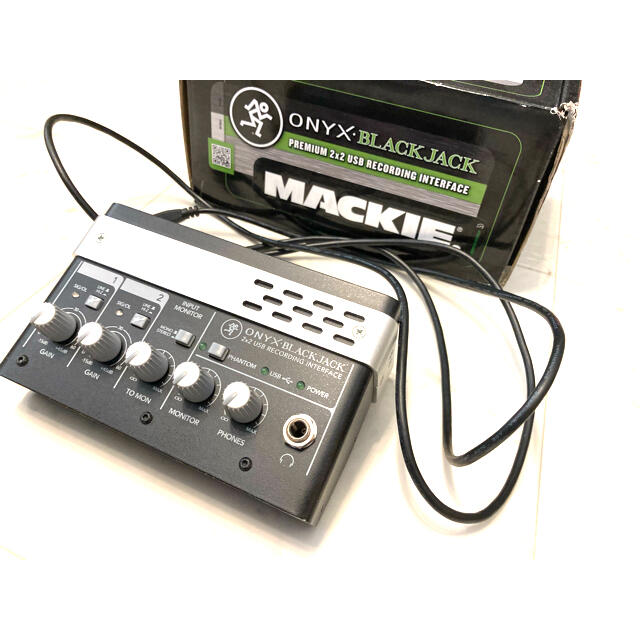 MACKIE　Onyx　USBオーディオインターフェイス　マッキー　2×2　Blackjack-