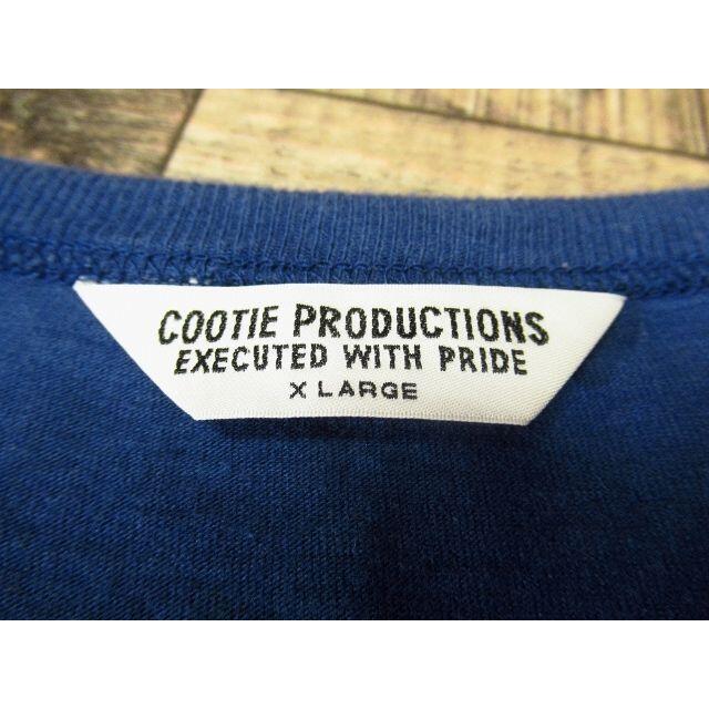 COOTIE(クーティー)のT8000様専用　XL COOTIE クーティー 18ss 長袖 Tシャツ 紺 メンズのトップス(Tシャツ/カットソー(七分/長袖))の商品写真