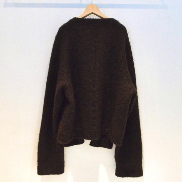 stein kid mohair cardigan brown M メンズのトップス(カーディガン)の商品写真