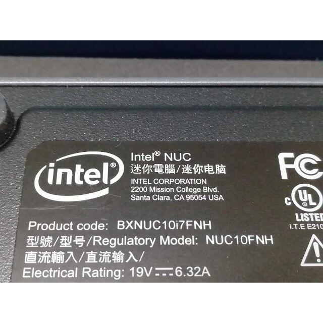 インテル INTEL NUC NUC10I7FNH BXNUC10I7FNHの通販 by ΨYOUTEIΨ's ...