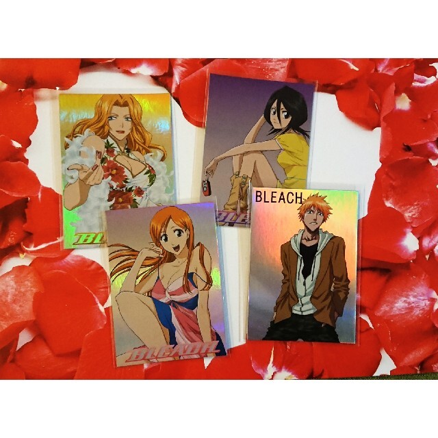 BLEACH✳ビジュアルカード 黒崎一護 朽木ルキア 井上織姫 松本 BLEACH✳ビジュアルカード 黒崎一護 朽木ルキア 井上織姫 松本