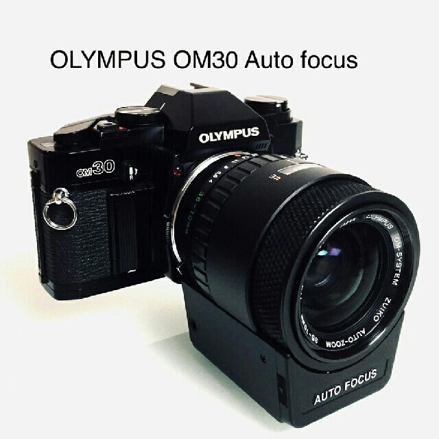 OLYMPUS OM30 BLACKAF ZUIKO AUTO ZOOM 35スマホ/家電/カメラ