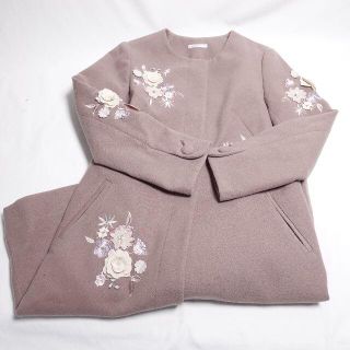 ウィルセレクション(WILLSELECTION)の■WILLSELECTION エアリークリーミー刺繍コート(その他)