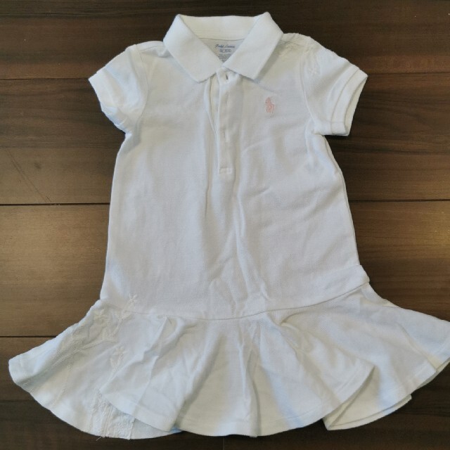 POLO RALPH LAUREN(ポロラルフローレン)のラルフローレン ポロ ワンピース オーバーパンツつき キッズ/ベビー/マタニティのベビー服(~85cm)(ワンピース)の商品写真