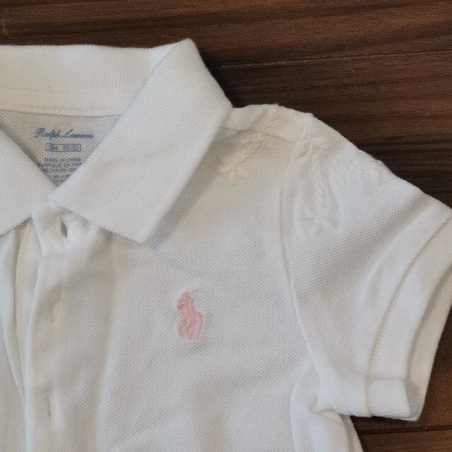 POLO RALPH LAUREN(ポロラルフローレン)のラルフローレン ポロ ワンピース オーバーパンツつき キッズ/ベビー/マタニティのベビー服(~85cm)(ワンピース)の商品写真