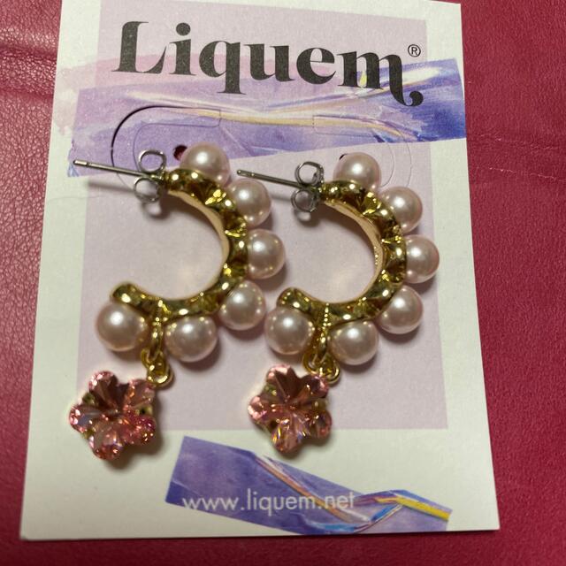 展示のみ　Liquem リキュエム　パールフープ　ピアス