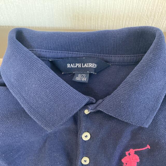 Ralph Lauren(ラルフローレン)のラルフローレン 130 ポロシャツワンピース キッズ/ベビー/マタニティのキッズ服女の子用(90cm~)(ワンピース)の商品写真