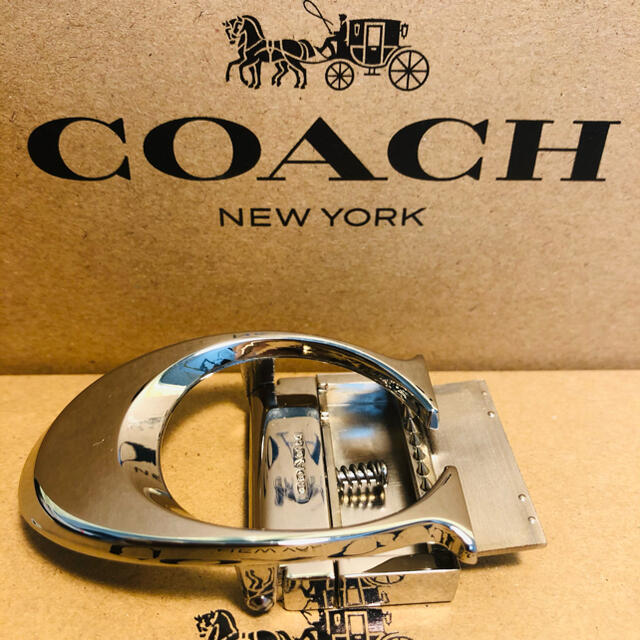 数量限定COACH正規品/バックル回転2個/レザーベルト/リバーシブル/男女兼用