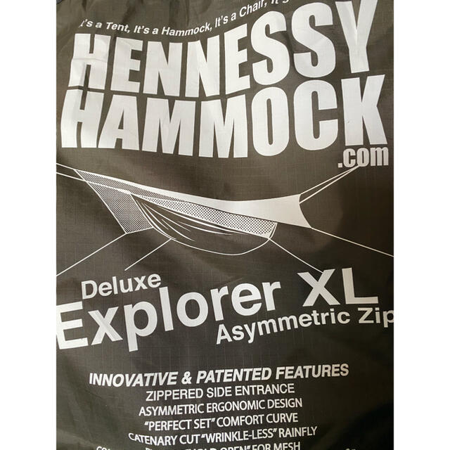 NANGA(ナンガ)のHENNESSY HAMMOCK Explorer Deluxe Zip スポーツ/アウトドアのアウトドア(テント/タープ)の商品写真