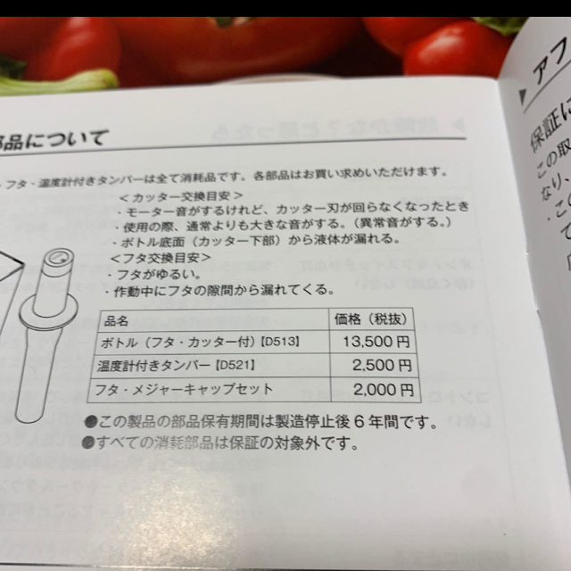 Vitamix(バイタミックス)のダネッツ　ブレンダー スマホ/家電/カメラの調理家電(ジューサー/ミキサー)の商品写真