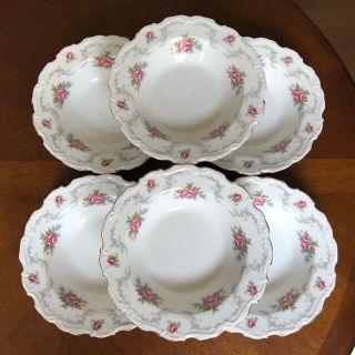 ロイヤルアルバート(ROYAL ALBERT)の【美品】ロイヤルアルバート★トランキュリティ★スープ皿　6巻(食器)