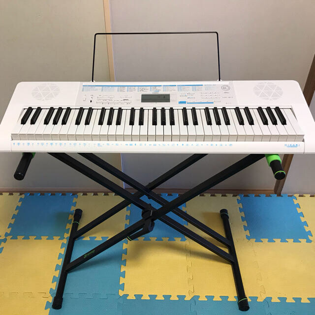 CASIO(カシオ)のいちごみるくさん専用⭐︎⭐︎CASIO LK-311 & キーボードスタンド 楽器の鍵盤楽器(電子ピアノ)の商品写真