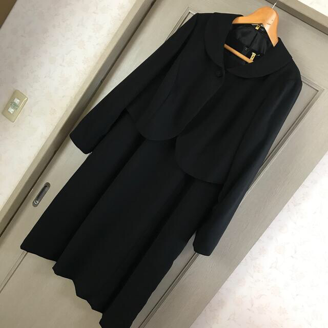 大きいサイズブラックフォーマル　30号 レディースのフォーマル/ドレス(礼服/喪服)の商品写真