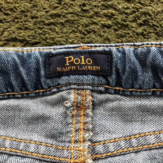 POLO RALPH LAUREN(ポロラルフローレン)の即日発送可！　ポロラルフローレン　デニムスカート　130センチ キッズ/ベビー/マタニティのキッズ服女の子用(90cm~)(スカート)の商品写真