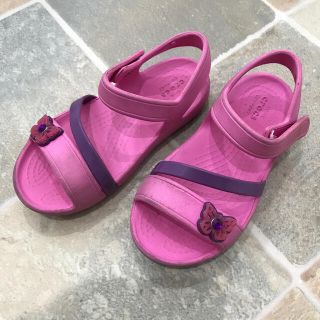 クロックス(crocs)のクロックス　サンダル　サイズ17.5(サンダル)