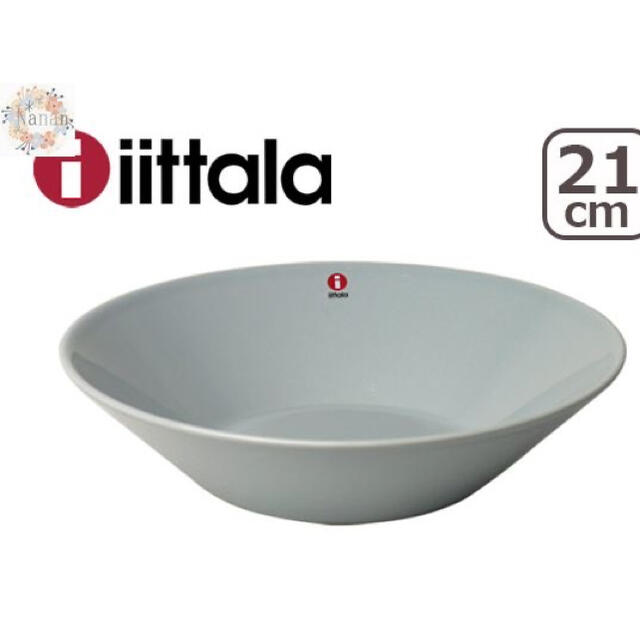 iittala(イッタラ)の【新品未使用品】イッタラ ティーマプレート＆ボウル 8点セット パールグレー インテリア/住まい/日用品のキッチン/食器(食器)の商品写真