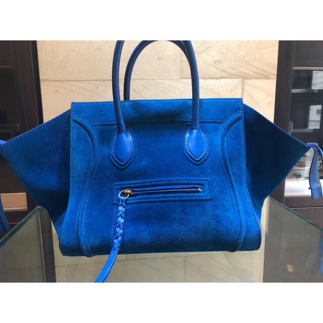 【美品】CELINE セリーヌ　レザー　ラゲージ　ファントム　ハンドバック　牛革