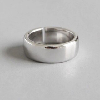 アメリヴィンテージ(Ameri VINTAGE)のシンプル スムース デザインリング 指輪 シルバーリング(リング(指輪))