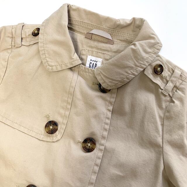 babyGAP(ベビーギャップ)の☆ 新品未使用！baby GAP 5years 110cm トレンチコート ☆ キッズ/ベビー/マタニティのキッズ服女の子用(90cm~)(ジャケット/上着)の商品写真