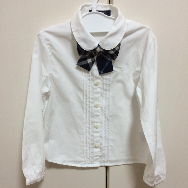 BURBERRY(バーバリー)のキッズ バーバリー白シャツ キッズ/ベビー/マタニティのキッズ服女の子用(90cm~)(その他)の商品写真