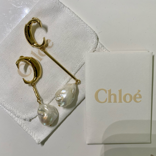 Chloe クロエ　パール　ピアス