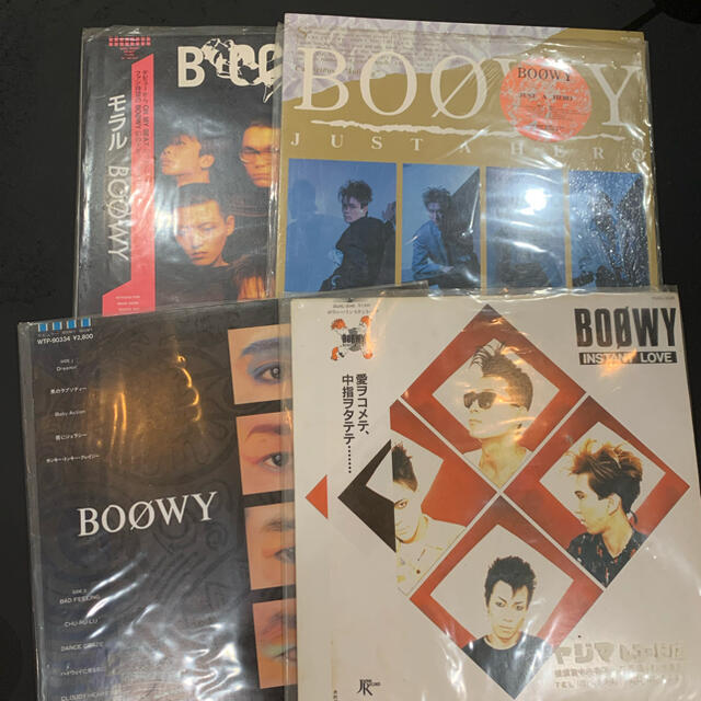 【BOOWY】激レア レコードセット　【中古】4枚セット　ボウイ　激レア　ボーイ 楽器のDJ機器(その他)の商品写真