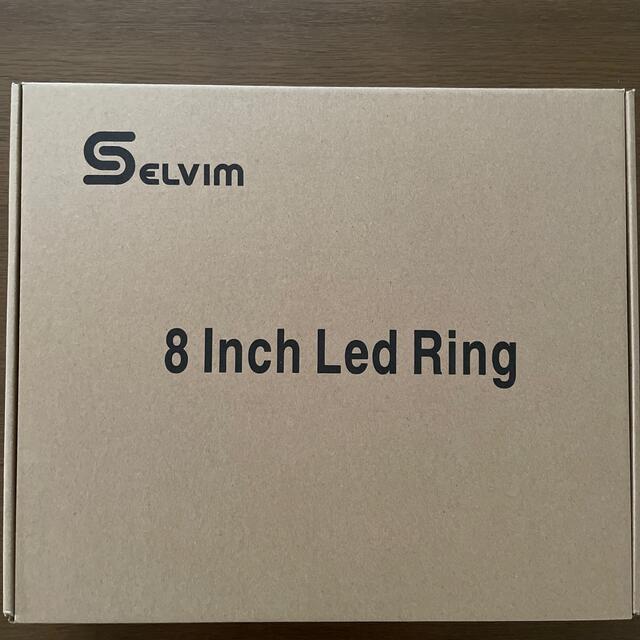 8 inch LED ring 新品未使用　 スマホ/家電/カメラのカメラ(ストロボ/照明)の商品写真