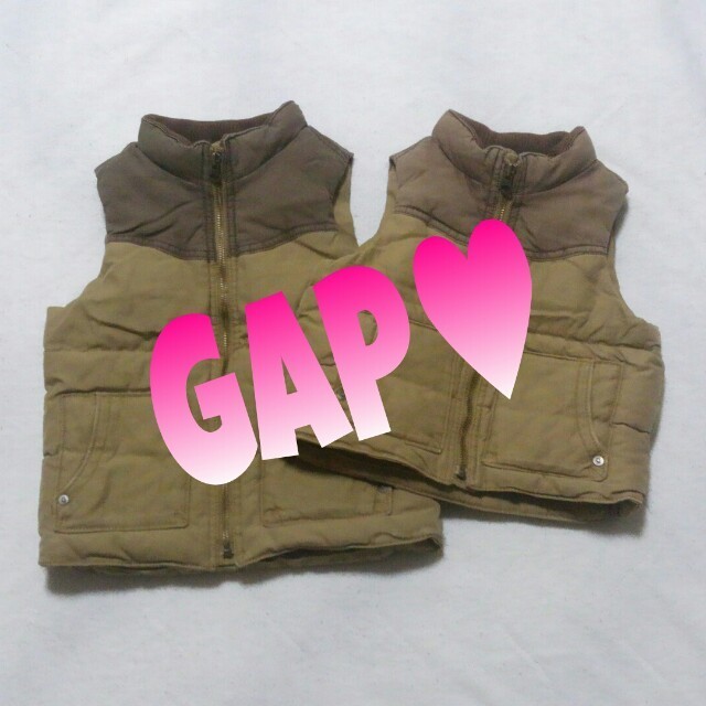 GAP(ギャップ)のGAP♥お揃いベスト╰(๑'╰╯`๑)╯ レディースのジャケット/アウター(ダウンベスト)の商品写真