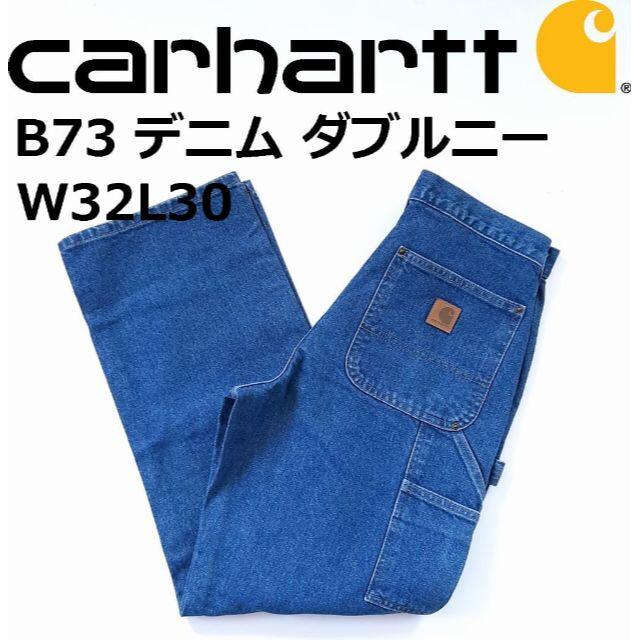 carhartt(カーハート)のカーハート Carhartt B73 W32L30 ダブルニー デニム  メンズのパンツ(ペインターパンツ)の商品写真