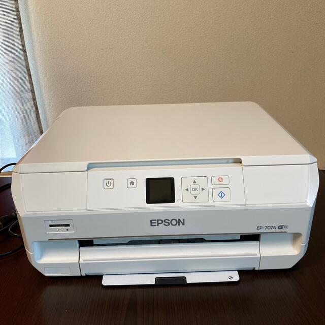 EPSON(エプソン)のEPSON  EP-707A  エプソン　プリンター　インクジェット スマホ/家電/カメラのPC/タブレット(PC周辺機器)の商品写真