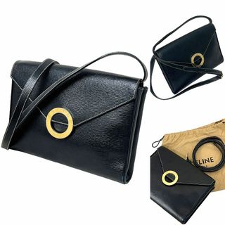 セリーヌ(celine)のセリーヌ　バッグ　ヴィンテージ　サークル　オールド　レザー　ショルダー　2WAY(ショルダーバッグ)