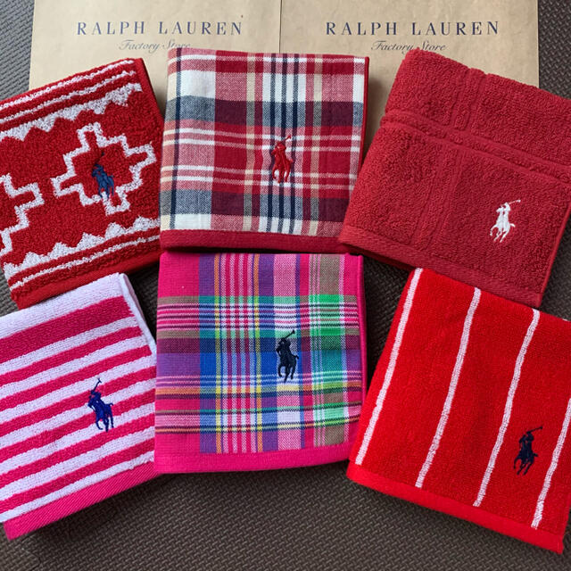 Ralph Lauren(ラルフローレン)の入学祝い  大人気 春からの新生活必需品 ラルフローレン ガーゼタオルハンカチ レディースのファッション小物(ハンカチ)の商品写真