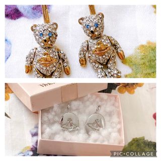 ヴィヴィアン 廃盤品 シルバーピアス＆くまちゃんピアス