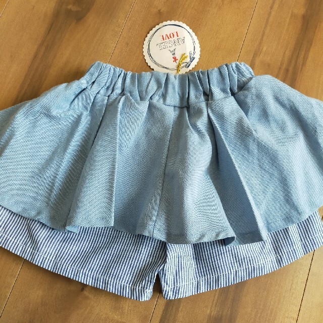 Seraph(セラフ)の新品80スカートパンツスカッツ春夏服セラフseraphPetitjamキムラタン キッズ/ベビー/マタニティのベビー服(~85cm)(パンツ)の商品写真