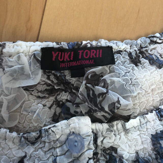【即納】 YUKI TORII ユキトリイインターナショナル カーディガンジャケット 水色 - INTERNATIONAL テーラード