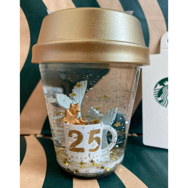 Starbucks Coffee(スターバックスコーヒー)のスターバックス　スノーグローブ25YEARS スタバ　スノードーム インテリア/住まい/日用品のインテリア小物(置物)の商品写真