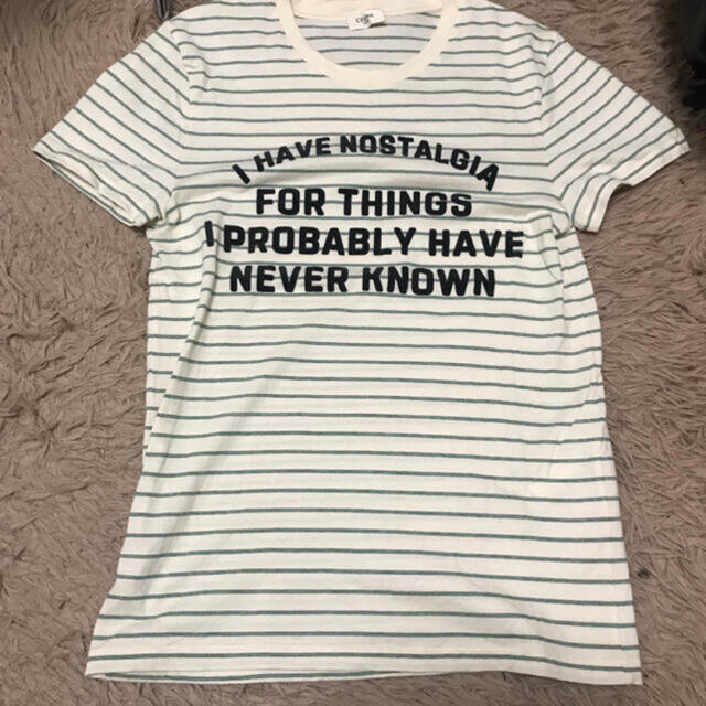 話題の人気 celine セリーヌ ロゴボーダーシャツ xs - Tシャツ