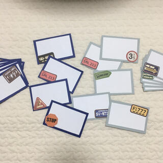 ☆ハンドメイド☆メッセージカード20枚セット(カード/レター/ラッピング)