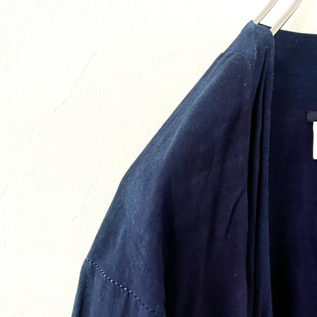 Drawer(ドゥロワー)のdosa ドーサ ラバリジャケット インディゴ サイズ1 レディースのジャケット/アウター(ノーカラージャケット)の商品写真