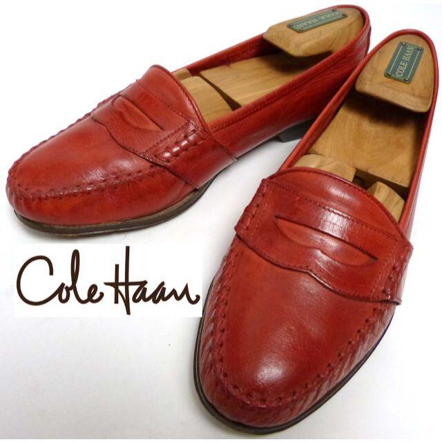 靴/シューズイタリア製　COLE HAAN コールハーン コイン(ペニー)ローファー25.5