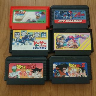 ファミリーコンピュータ(ファミリーコンピュータ)のファミコンソフト  6本セットI(家庭用ゲームソフト)