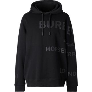 バーバリー(BURBERRY)のBurberry ブラック　ホースフェリー　パーカー(パーカー)